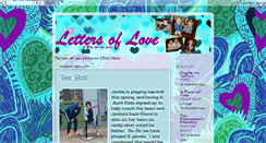 Desktop Screenshot of letters2mylittlelove.blogspot.com