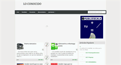 Desktop Screenshot of loconocido.blogspot.com