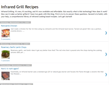 Tablet Screenshot of infraredgrillrecipes.blogspot.com