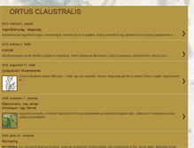 Tablet Screenshot of hortusclaustralis.blogspot.com