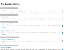 Tablet Screenshot of knottieknitter.blogspot.com