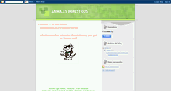 Desktop Screenshot of animalesdomesticosparati.blogspot.com