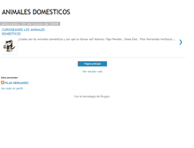 Tablet Screenshot of animalesdomesticosparati.blogspot.com