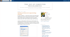 Desktop Screenshot of programmingjoy.blogspot.com