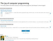 Tablet Screenshot of programmingjoy.blogspot.com