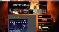 Desktop Screenshot of magyarvideok.blogspot.com