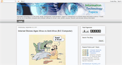 Desktop Screenshot of information-technology-topics.blogspot.com