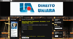 Desktop Screenshot of direito-uniara.blogspot.com