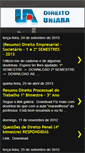 Mobile Screenshot of direito-uniara.blogspot.com