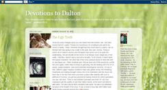 Desktop Screenshot of devotionstodalton.blogspot.com