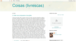 Desktop Screenshot of coisaslivrescas.blogspot.com