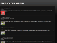 Tablet Screenshot of free-soccerstream.blogspot.com