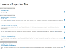 Tablet Screenshot of homeandinspectiontips.blogspot.com