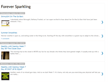 Tablet Screenshot of foreversparkling.blogspot.com