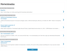 Tablet Screenshot of homesteadus1.blogspot.com