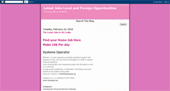 Desktop Screenshot of latestjob-finder.blogspot.com