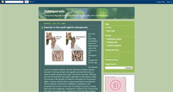 Desktop Screenshot of osteoporosis-blog.blogspot.com