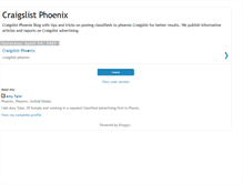 Tablet Screenshot of craigslistphoenix.blogspot.com