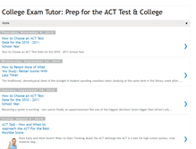 Tablet Screenshot of collegeexamtutor.blogspot.com