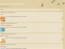 Tablet Screenshot of blogdoversiculo.blogspot.com