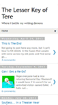 Mobile Screenshot of lesserkey.blogspot.com