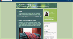 Desktop Screenshot of molecularknitting.blogspot.com