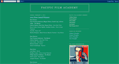 Desktop Screenshot of pacificfilmacademy.blogspot.com