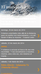 Mobile Screenshot of elmundodelsilencio-anna.blogspot.com