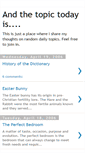 Mobile Screenshot of dailytopic2006.blogspot.com