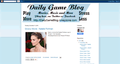 Desktop Screenshot of dailygameblog.blogspot.com
