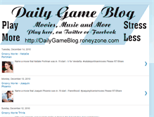 Tablet Screenshot of dailygameblog.blogspot.com