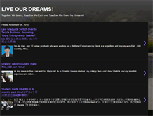 Tablet Screenshot of liveourdreams.blogspot.com