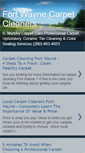 Mobile Screenshot of fortwaynecarpetcleaners.blogspot.com