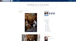 Desktop Screenshot of barbellsandtiebars.blogspot.com