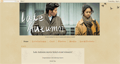 Desktop Screenshot of lateautumn2011.blogspot.com