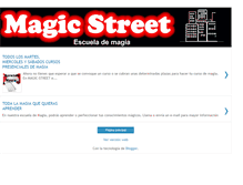 Tablet Screenshot of magic-street.blogspot.com