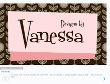 Tablet Screenshot of designsbyvanessa.blogspot.com