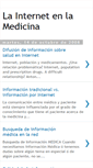 Mobile Screenshot of medicinaeninternet.blogspot.com