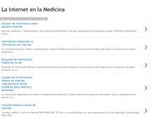 Tablet Screenshot of medicinaeninternet.blogspot.com