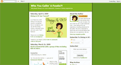 Desktop Screenshot of diningindc.blogspot.com