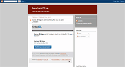 Desktop Screenshot of loudandtrue.blogspot.com