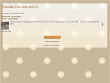 Tablet Screenshot of krissensuosikit.blogspot.com