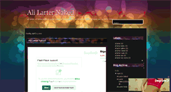Desktop Screenshot of alilarternaked.blogspot.com