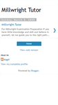 Mobile Screenshot of millwrighttutor.blogspot.com