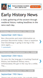 Mobile Screenshot of earlyhistorynews.blogspot.com