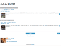 Tablet Screenshot of myodistro.blogspot.com