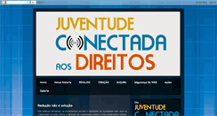 Desktop Screenshot of juventudeconectadaaosdireitos.blogspot.com