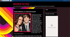 Desktop Screenshot of jbbieberfever.blogspot.com