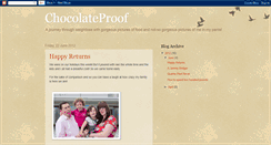 Desktop Screenshot of chocolateproof.blogspot.com