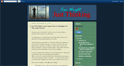 Desktop Screenshot of ken-justthinking.blogspot.com